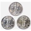 Image 1 : 3-1944-S CH BU WALKING LIBERTY HALF DOLLARS