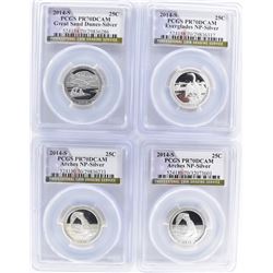 4 - 2014-S SILVER PCGS PR70DCAM (Flag Label)