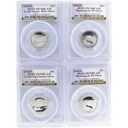 4 - 2014-S SILVER PCGS PR70DCAM (Flag Label)
