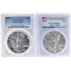Image 1 : 2 - AMERICAN SILVER EAGLE DOLLARS: