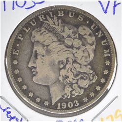 1903-S MORGAN DOLLAR VG