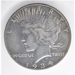 1934-S PEACE DOLLAR XF