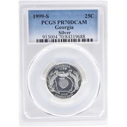 1999-S GEORGIA STATE QUARTER SILVER