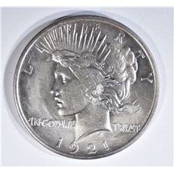 1921 PEACE DOLLAR  GEM BU
