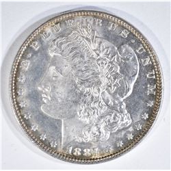 1887 MORGAN DOLLAR  CH BU PL