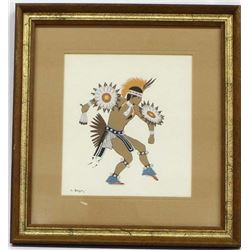 Navajo Silkscreen Print by Harrison Begay