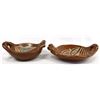 Image 2 : 2 Santa Clara Twist Handle Pottery Bowls