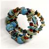Image 2 : Multi-Stone Wrap Around Bracelet