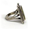 Image 2 : Navajo Sterling & Nevada Green Turquoise Ring, 7.5