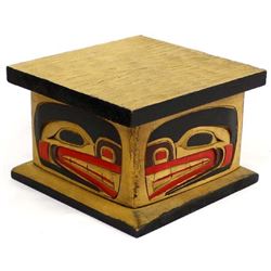 NorthWest Coast Carved Wood Box