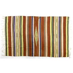 Vintage Chimayo Fringed Blanket