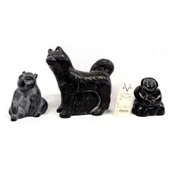 4 Alaskan Carvings
