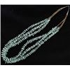Image 2 : Navajo Sterling Turquoise & Heishi Shell Necklace