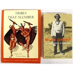 2 Softback books about Native Americans