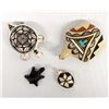 Image 2 : 4 Native American Pueblo Pottery Turtles