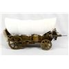 Image 1 : Hand Crafted Folk Art Conestoga Wagon Model