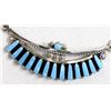 Image 2 : Zuni Sterling Turquoise Necklace and Earrings Set