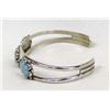 Image 2 : Native American Zuni Sterling Turquoise Bracelet