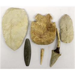 Native American Stone and Bone Tools