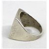 Image 2 : Vintage Navajo Sterling & Chip Inlay Ring, Sz 9.5