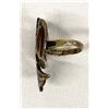 Image 2 : Vintage Navajo Sterling & Chip Inlay Ring, Sz 7.5