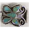 Image 2 : Vintage Navajo Sterling & Chip Inlay Watch Band