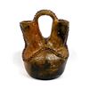 Image 1 : Native American Navajo Pottery Wedding Vase