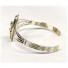 Image 2 : Zuni Sterling Mother of Pearl & Turquoise Bracelet