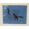 Image 1 : Canadian Inuit Eskimo Block Print by Helen Kalvak