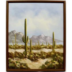 Original Arizona Saguaro Painting by Cole