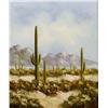 Image 2 : Original Arizona Saguaro Painting by Cole