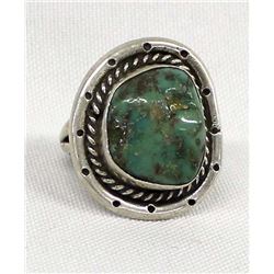 Native American Navajo Sterling Turquoise Ring