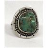 Image 1 : Native American Navajo Sterling Turquoise Ring