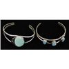 Image 1 : 2 Navajo Sterling Turquoise Bracelets