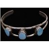 Image 3 : 2 Navajo Sterling Turquoise Bracelets