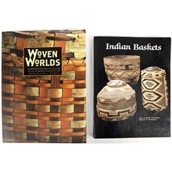 2 Softback Books on Native American Baskets