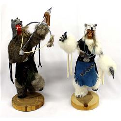 2 Native American Kachina Dolls