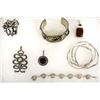 Image 1 : Collection of 7 Pieces of Sterling Silver Jewelry