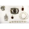 Image 2 : Collection of 7 Pieces of Sterling Silver Jewelry