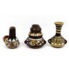 Image 2 : 3 Peruvian Polychrome Pottery Miniatures