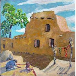 Irene Fowler - Oil on Board