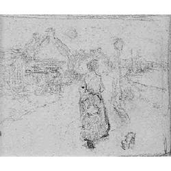 Eanger Irving Couse - Pencil Drawing