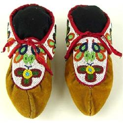 Cree Beaded Moccasins