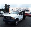 Image 1 : 0B -- 2002 FORD F450 DUMP WHITE 132,306 KM'S