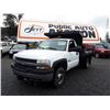 Image 1 : 0C -- 2002 CHEVROLET SILVERADO 3500 DUMP WHITE 410 795 KM'0