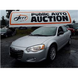 A9 --  2004 CHRYSLER SEBRING , Silver , 154550  KM's