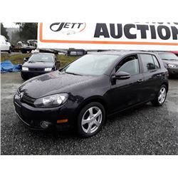 E6A --  2011 VW GOLF TDI , Black , 133306  KM's