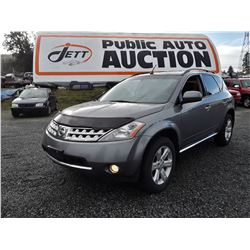 J3 --  2006 Nissan Murano , Grey , 265441  KM's