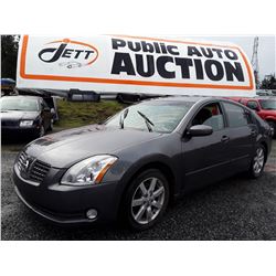 J4 --  2006 NISSAN MAXIMA , Black , 186156  KM's