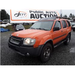 K3 --  2003 NISSAN XTERRA XE , Orange , 225731  KM's